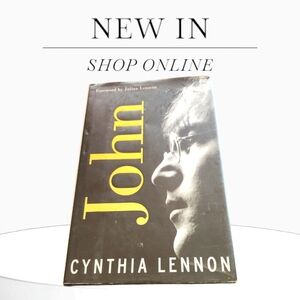 "John" Hardcover, First American Edition Biography by Cynthia Lennon EUC